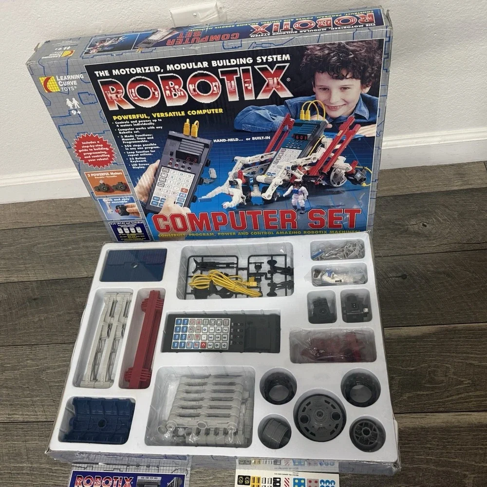 VTG 1996 Learning Curve Robotix Computer Set 98510 Motorized Building System NEW